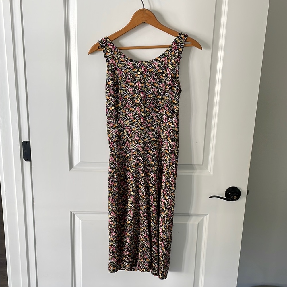 90’s ALL THAT JAZZ Floral Sleeveless Dress